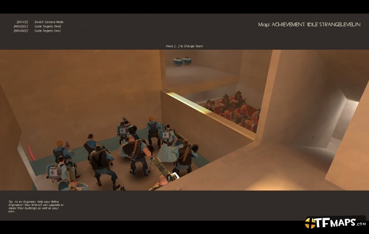 Achievement Idle Strangeleveling - The upper view of both idle rooms(WITH TRIGGER HURT FOR IDLERS :D) Achievement Idle Strangeleveling