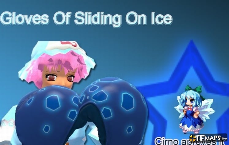 Gloves Of Sliding On Ice