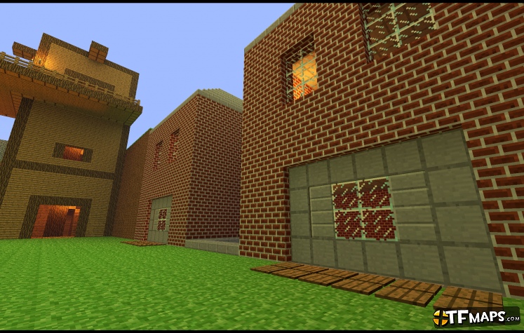 Team Fortress 2 Minecraft-style