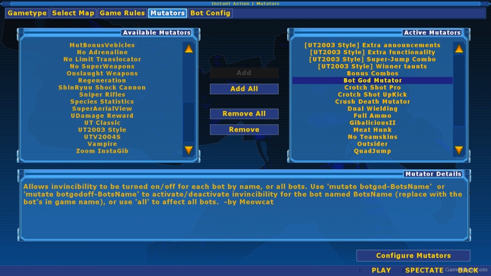 Bot God Mutator