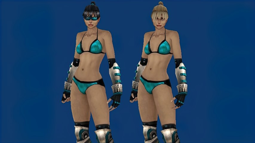 Bikini Girls Sapphire and Satin