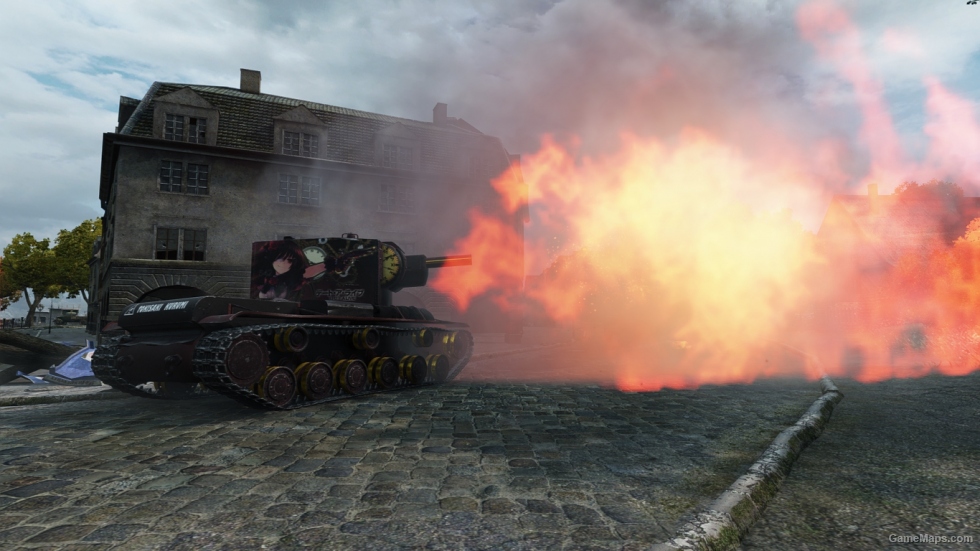 World of Tanks - KV-2 Tokisaki Kurumi Skin