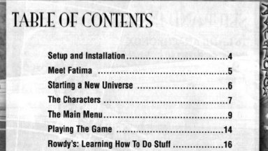 Anachronox Game Manual
