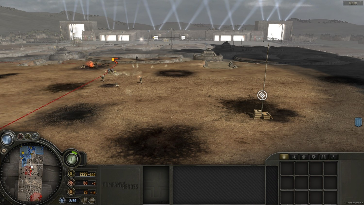 Company Of Heroes Maps 4P Trench Warfare (Company Of Heroes) - Gamemaps