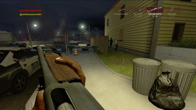 Wooden Pump-Action Shotgun