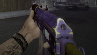 Ak74u Purple with gold Trim