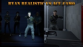 Ryan Realistic US ACU camo