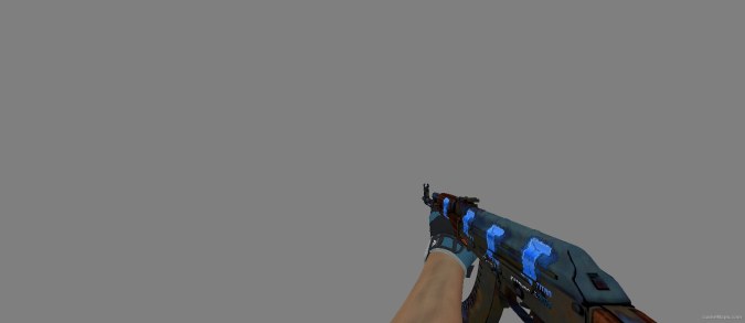 AK-47 Case Hardened Blue Gem 4x Titan (Holo)