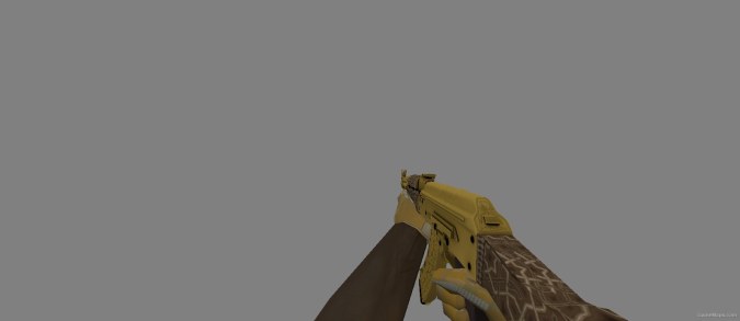 AK-47 Golden Arabesque for CS 1.6