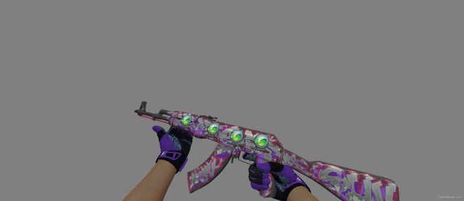AK-47 Head Shot WITH 4X Team Dignitas (Holo)