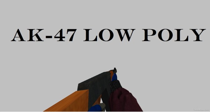 ak-47 low poly