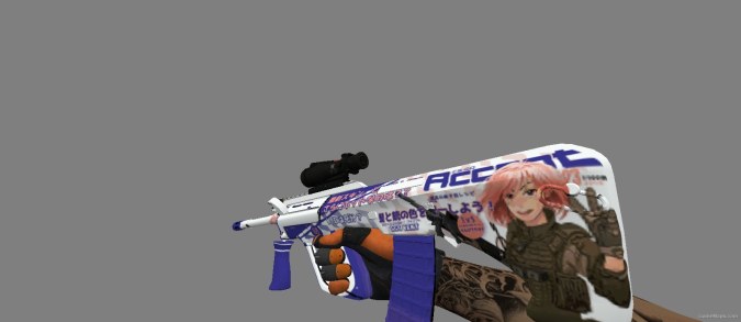 CS GO MOD 13 SPORT ORANGE GLOVE