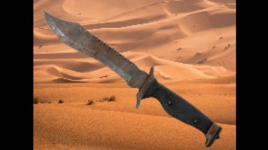 Bowie Knife Rust Coat