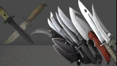 CS GO ALL VANILLA KNIFES FOR CS 1.6