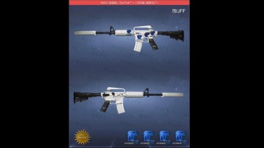 M4A1-S Printstream with 4X Titan (Holo)