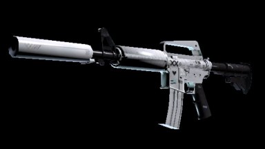 m4a1-s printstream with x4 sticker katowice 2014 with statrack and nametag