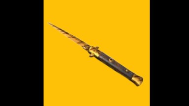 Stiletto Knife Tiger Tooth
