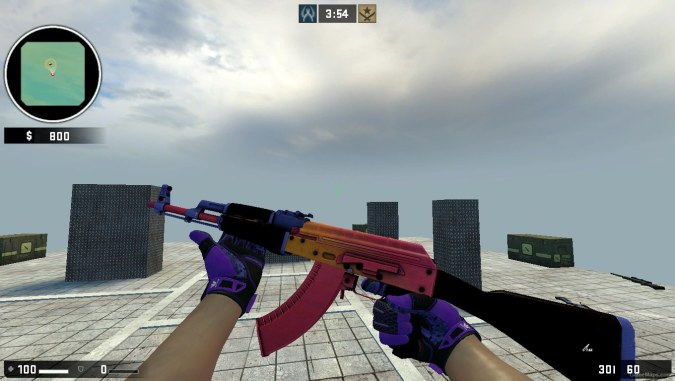 AK 47 SKIN PACK FOR CS SOURCE