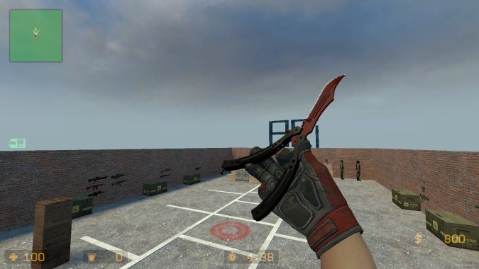 CS GO MOD ( Specialist Gloves Crimson Web )