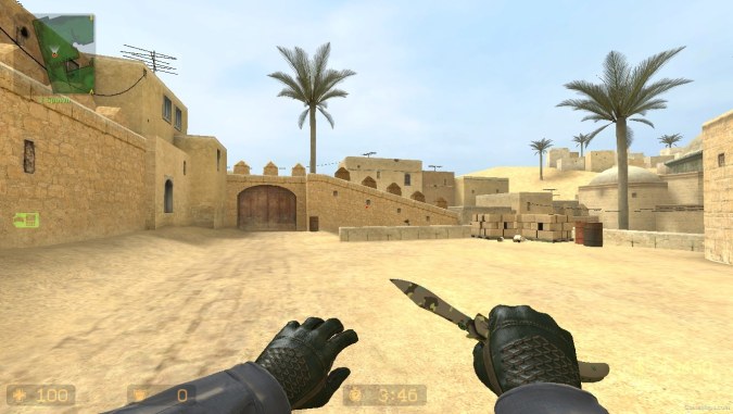 CS GO MOD (Driver Gloves Racing Green)