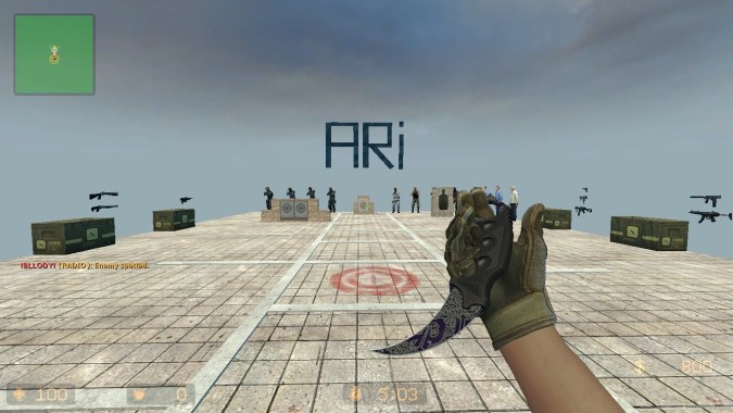 CS GO MOD (Lt.Commander Ricksaw NSWC SEAL) ARM
