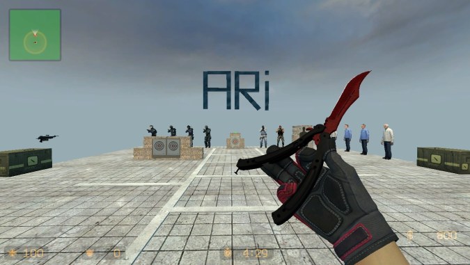 CS GO MOD (Specialist Gloves Crimson Kimono)