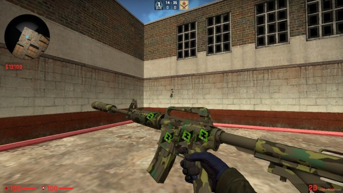 M4A1-S SKIN PACK WITH STICER FOR CSSO
