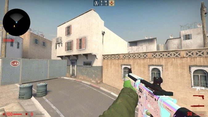 M4A4 Printstream with (pearlecent effect)