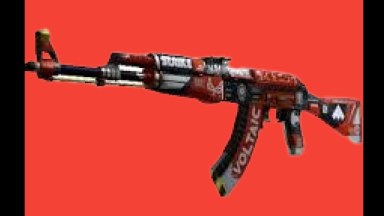 Download CS GO AK-47 In Red Horus Wallpaper