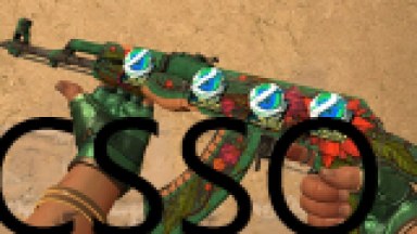 AK 47 Wild Lotus STICER 1 FOR CSSO