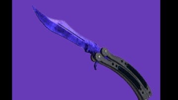 Butterfly Knife Sapphire