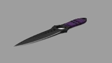 Knife Skeleton - Ultraviolet