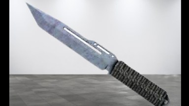 PARACORD KNIFE BLUE STEEL