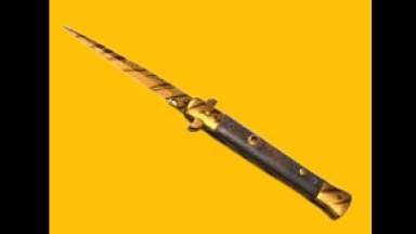 Stiletto Knife Tiger Tooth