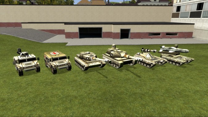 [simfphys] Command & Conquer: Generals - Ground Units