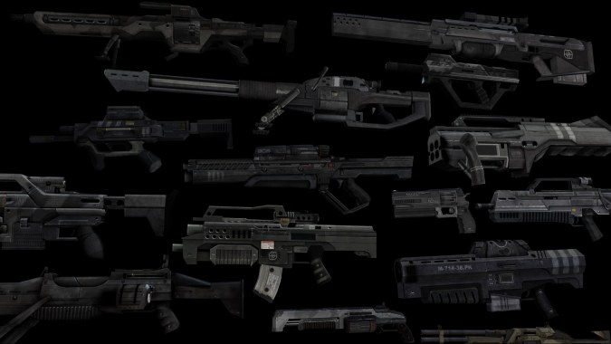 Battlefield 2142 - Weapons (Prop)