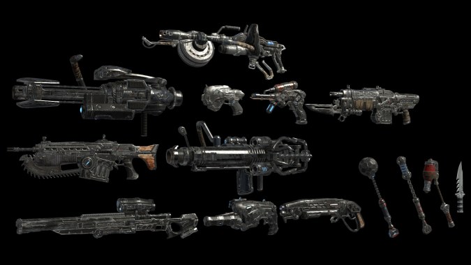 Gears of War 4 - Weapons (Prop)