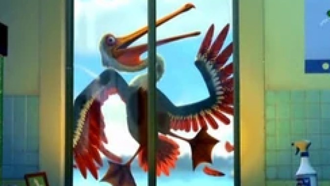 looney tunes painting scene