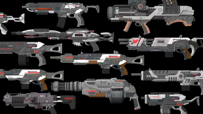 PlanetSide 2 - Terran Republic Weapons (Prop)