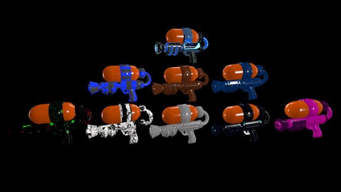 Splatoon - Weapon Patterns: Splattershot
