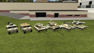 [simfphys] Command & Conquer: Generals - Ground Units