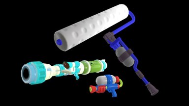 Splatoon - Beta Weapon Skins