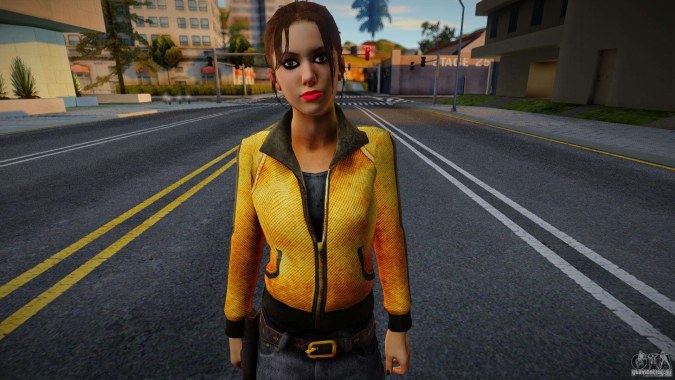 Zoey (Cyberpunk 2077 V1) from Left 4 Dead