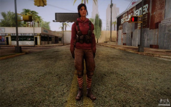 Zoey from Left 4 Dead Beta