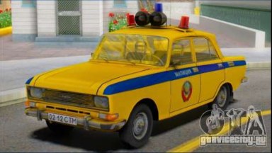 AZLK Moskvich 2140 USSR Militia 1982