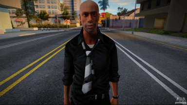 Louis from the Left 4 Dead (In a black suit)
