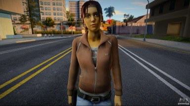 Zoey (Alyx HL2) from Left 4 Dead