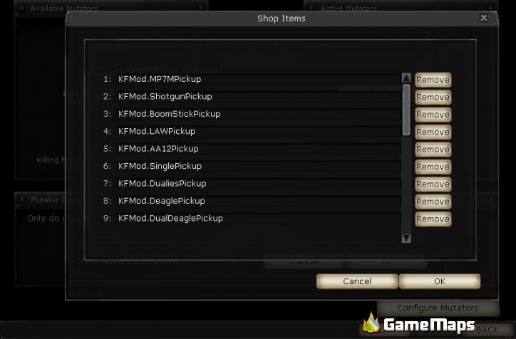 Custom Shop Mutator Killing Floor Gamemaps