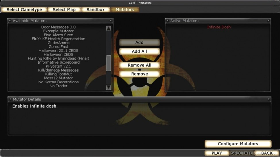 Infinite Dosh Killing Floor Gamemaps
