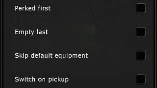 Custom Weapon Priorities